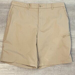 Pebble Beach Dry-Luxe Khaki Performance Golf Shorts Men's Size 34